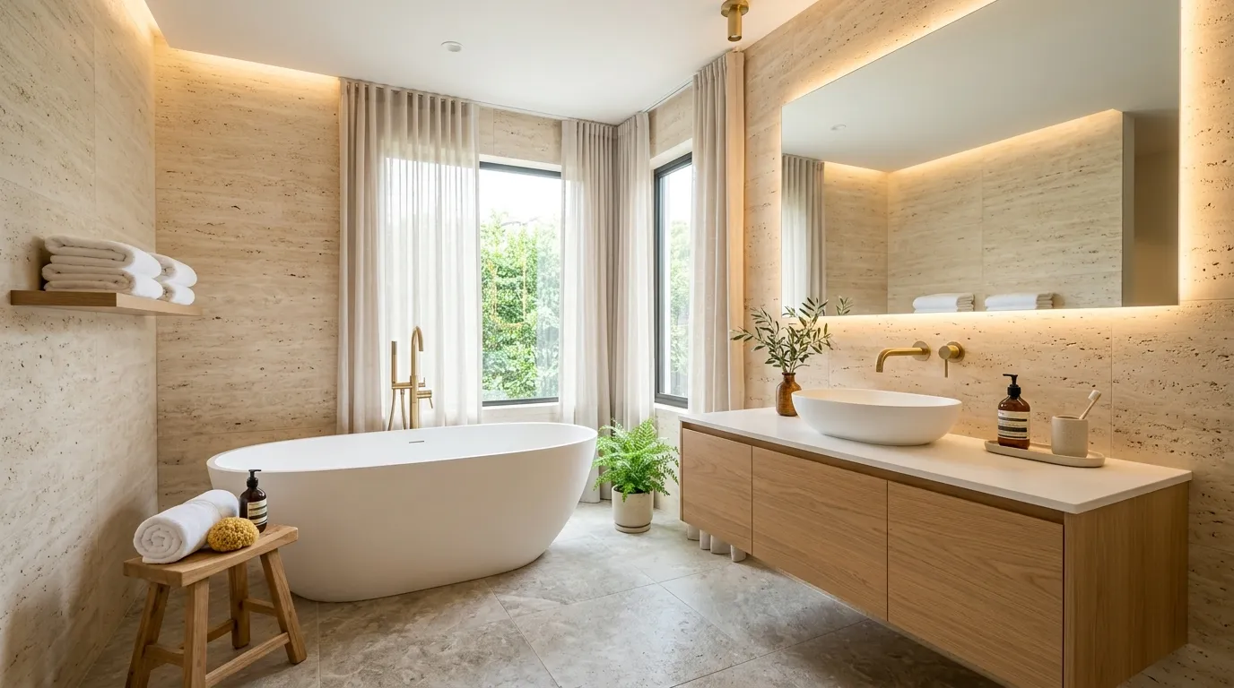 Spa-Inspired Bathroom