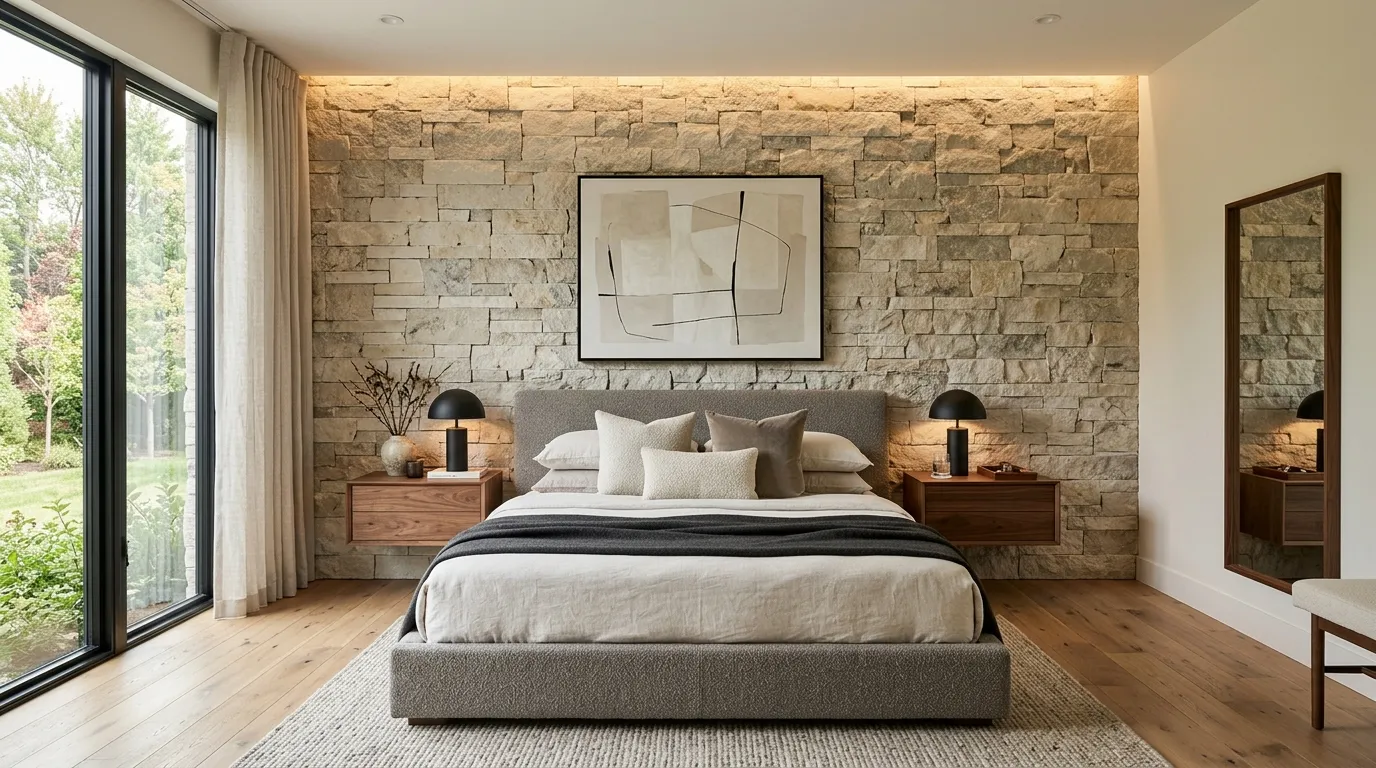 Textured Stone Wall
