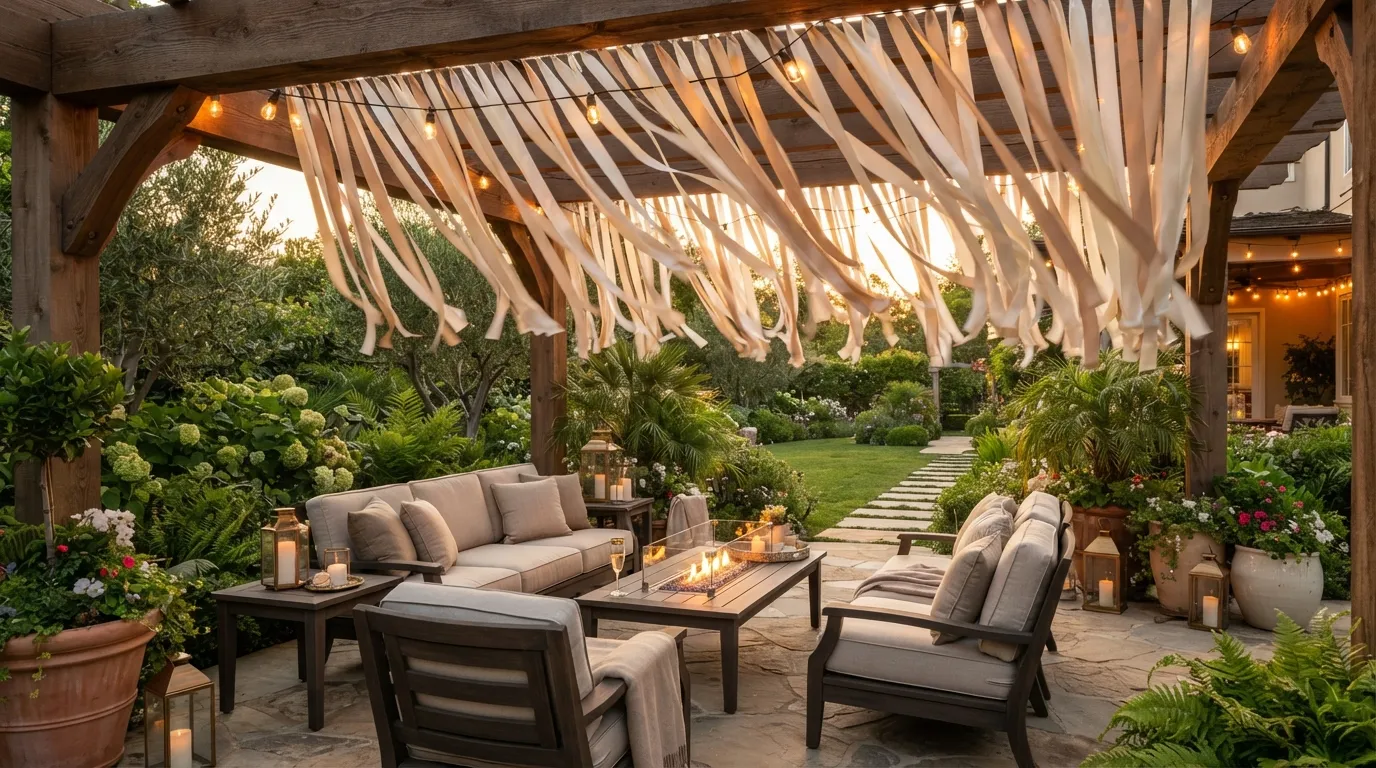 Outdoor Ribbon Pergola