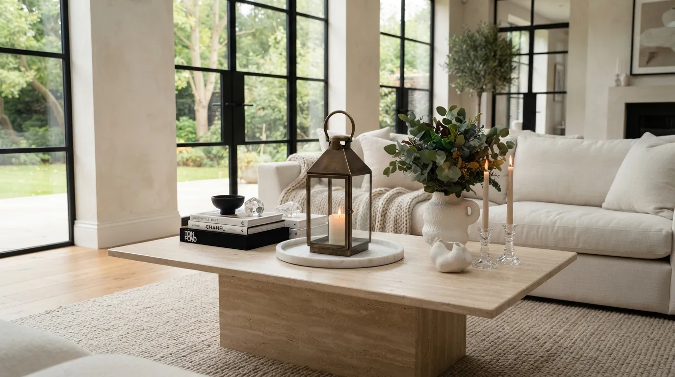 Luxury Coffee Table Centerpiece