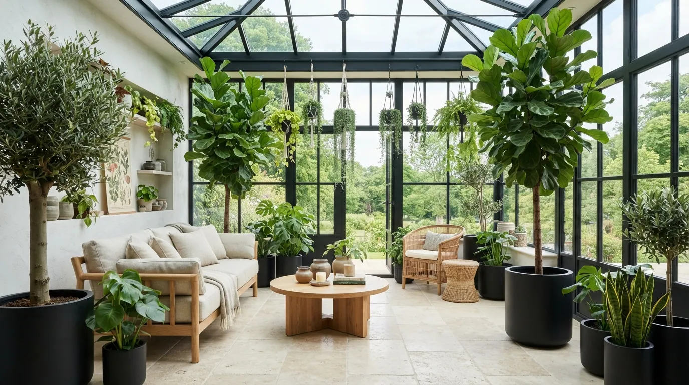 Floor-To-Ceiling Greenery