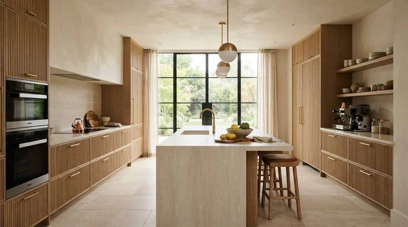 Fluted Wood Accents