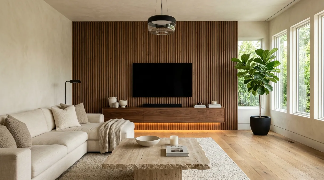 Fluted Wood Panels