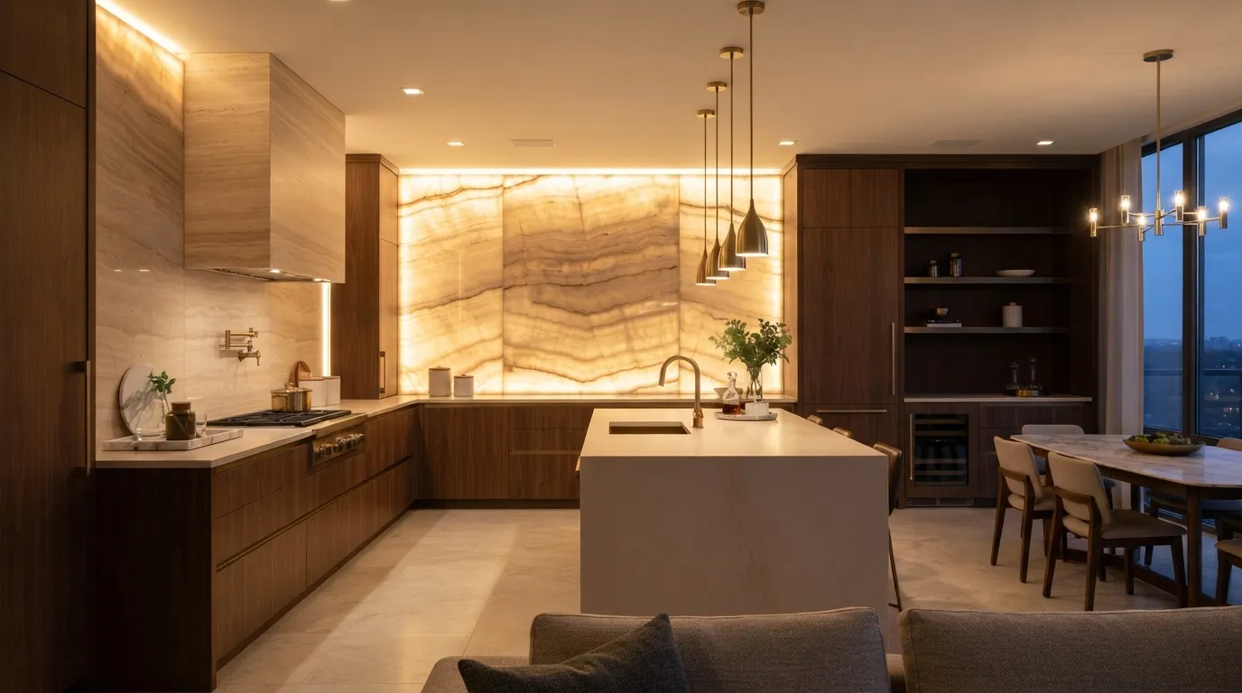 Illuminated Stone Panels