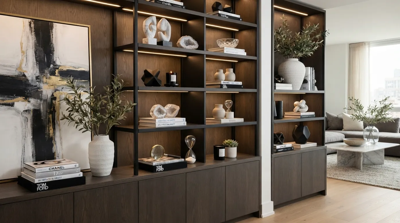 Layered Shelf Styling