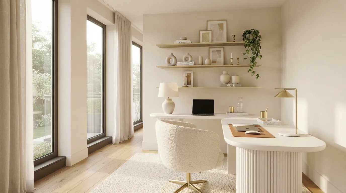 Champagne Gold Shelving