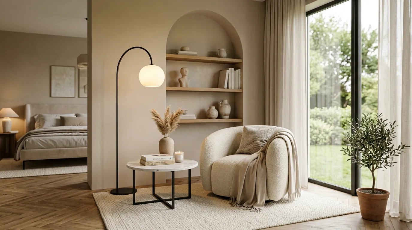 Curved Reading Nook