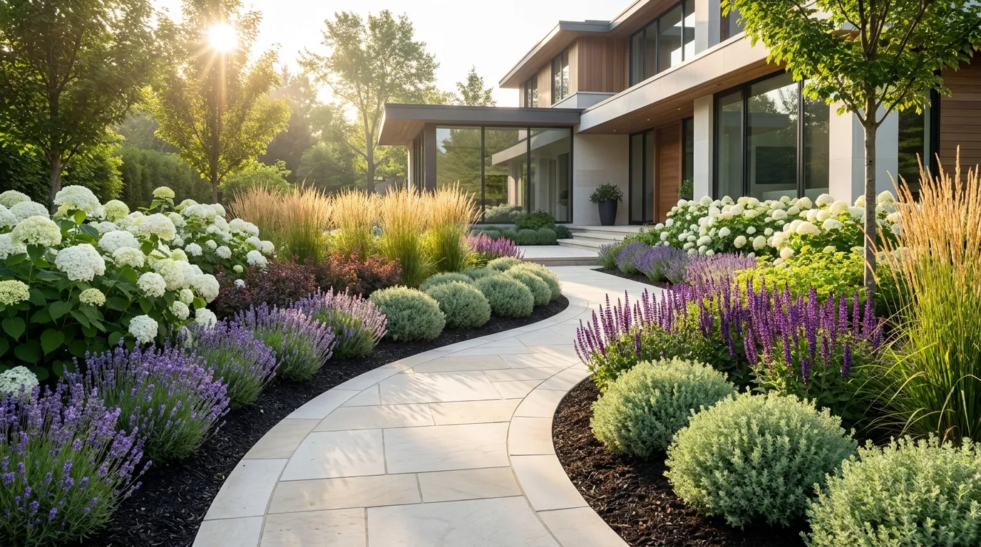 Layered Perennial Borders