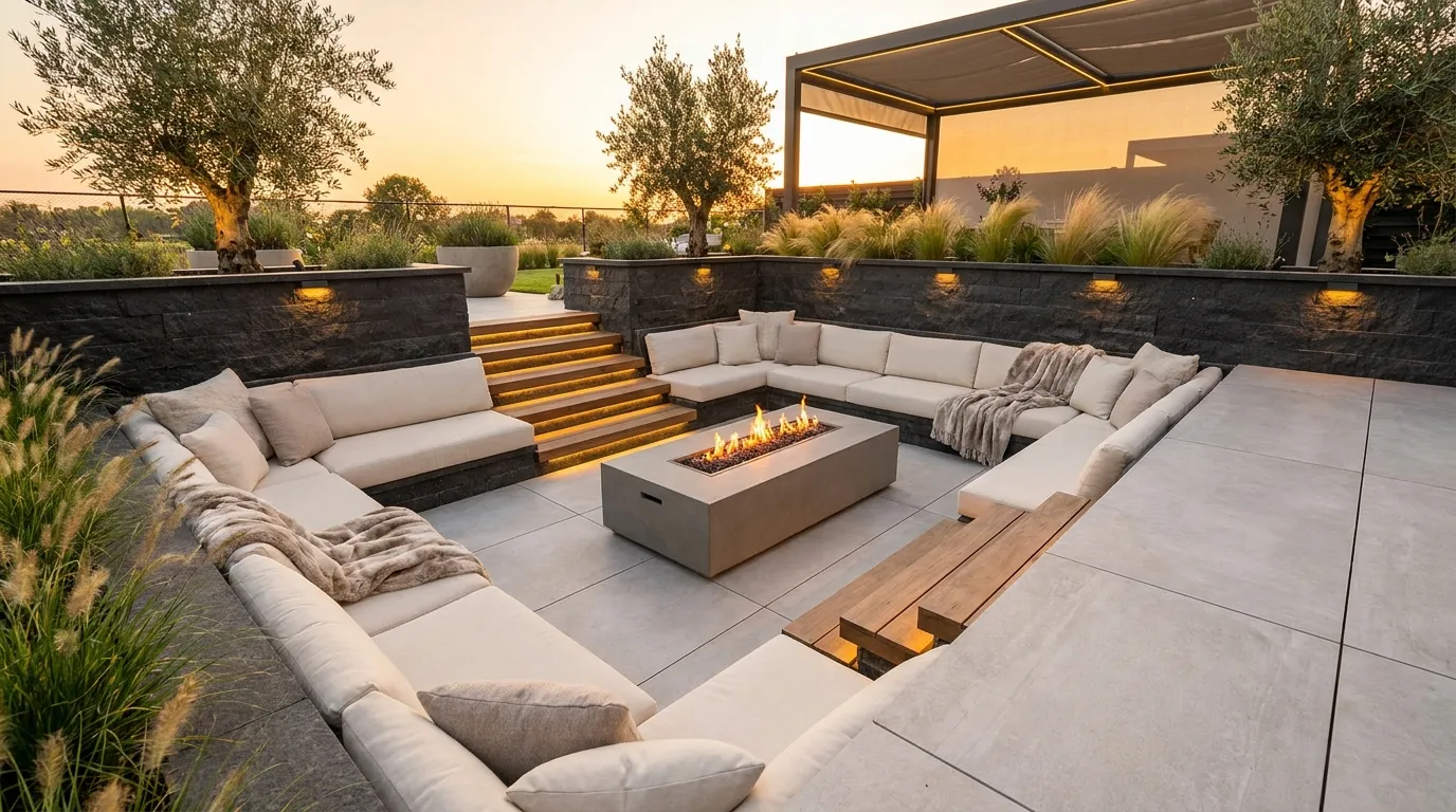 Sunken Patio Retreat