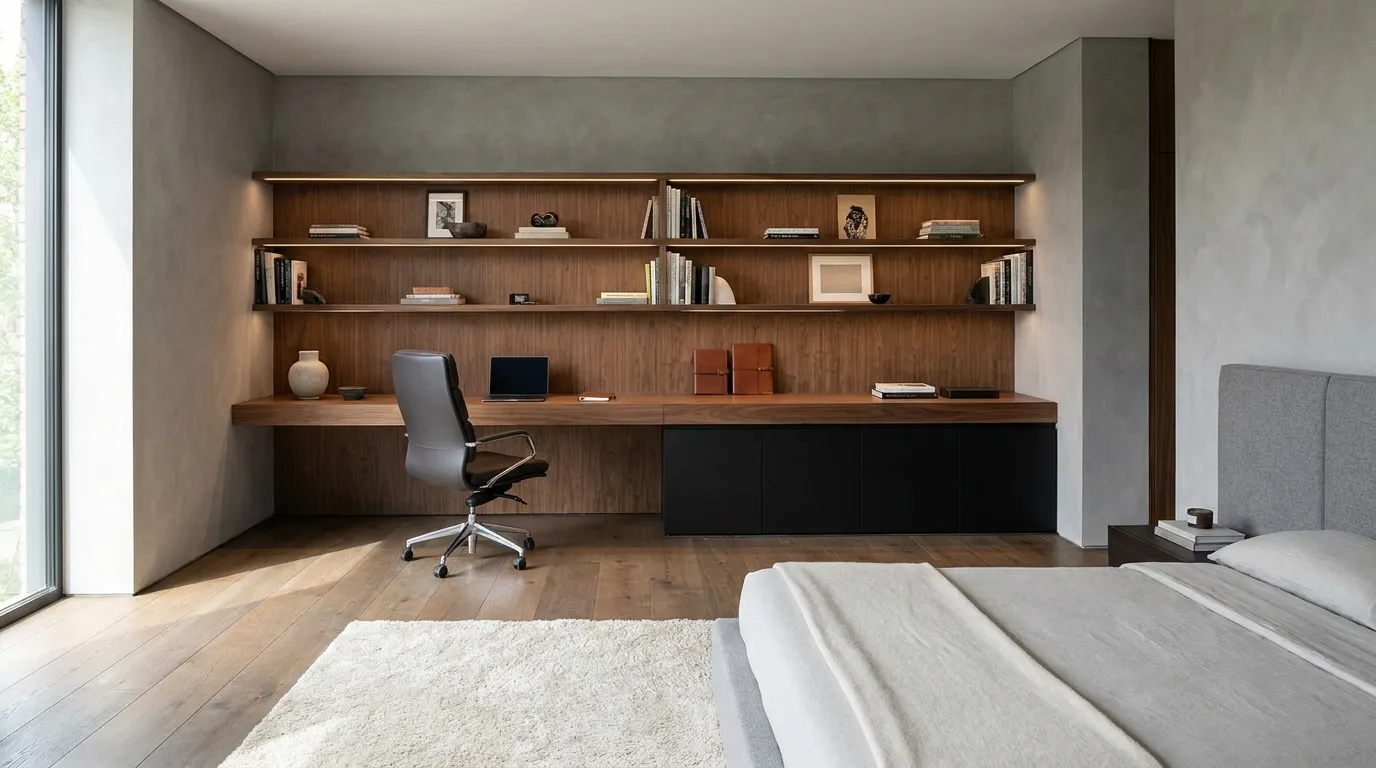 Built-In Study Wall