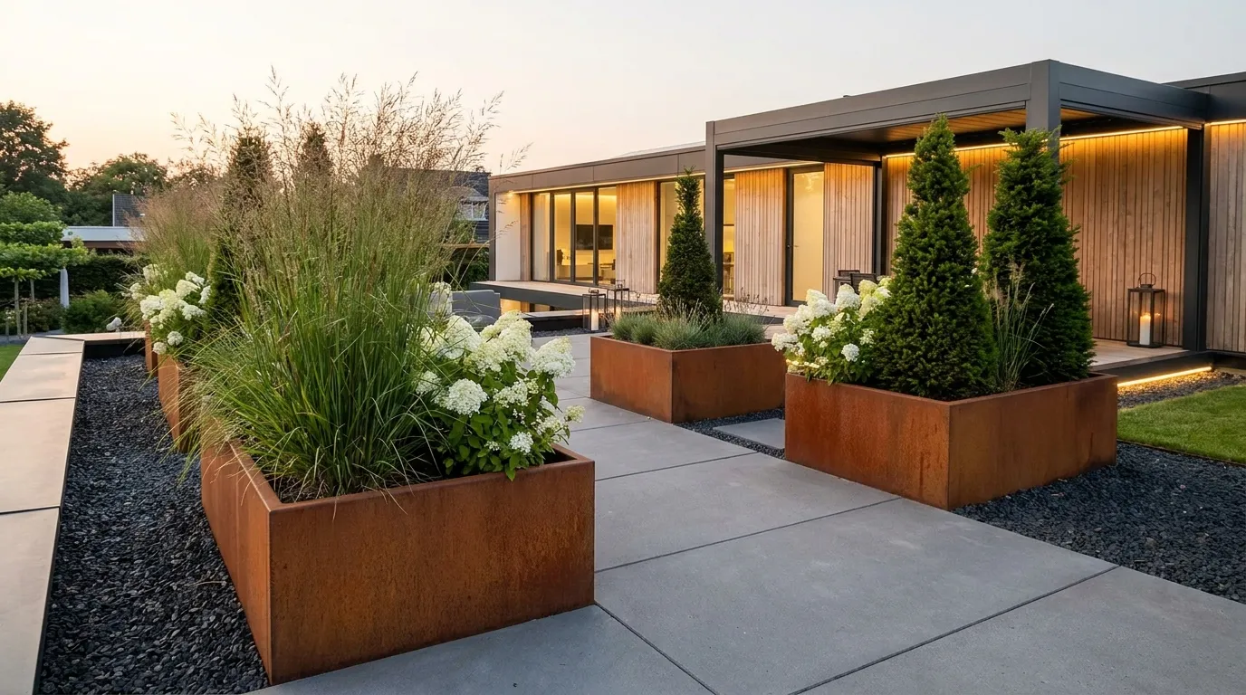Corten Steel Planters