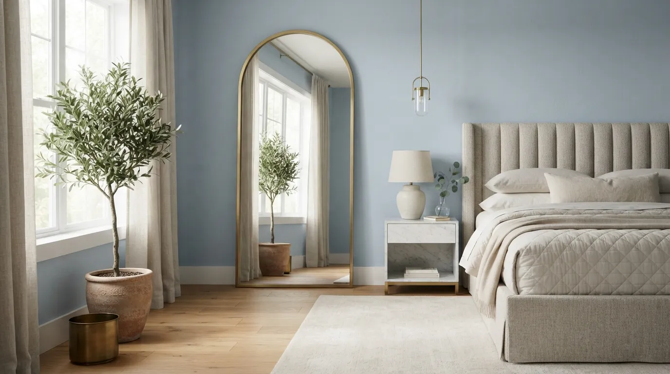 Curved Statement Mirror