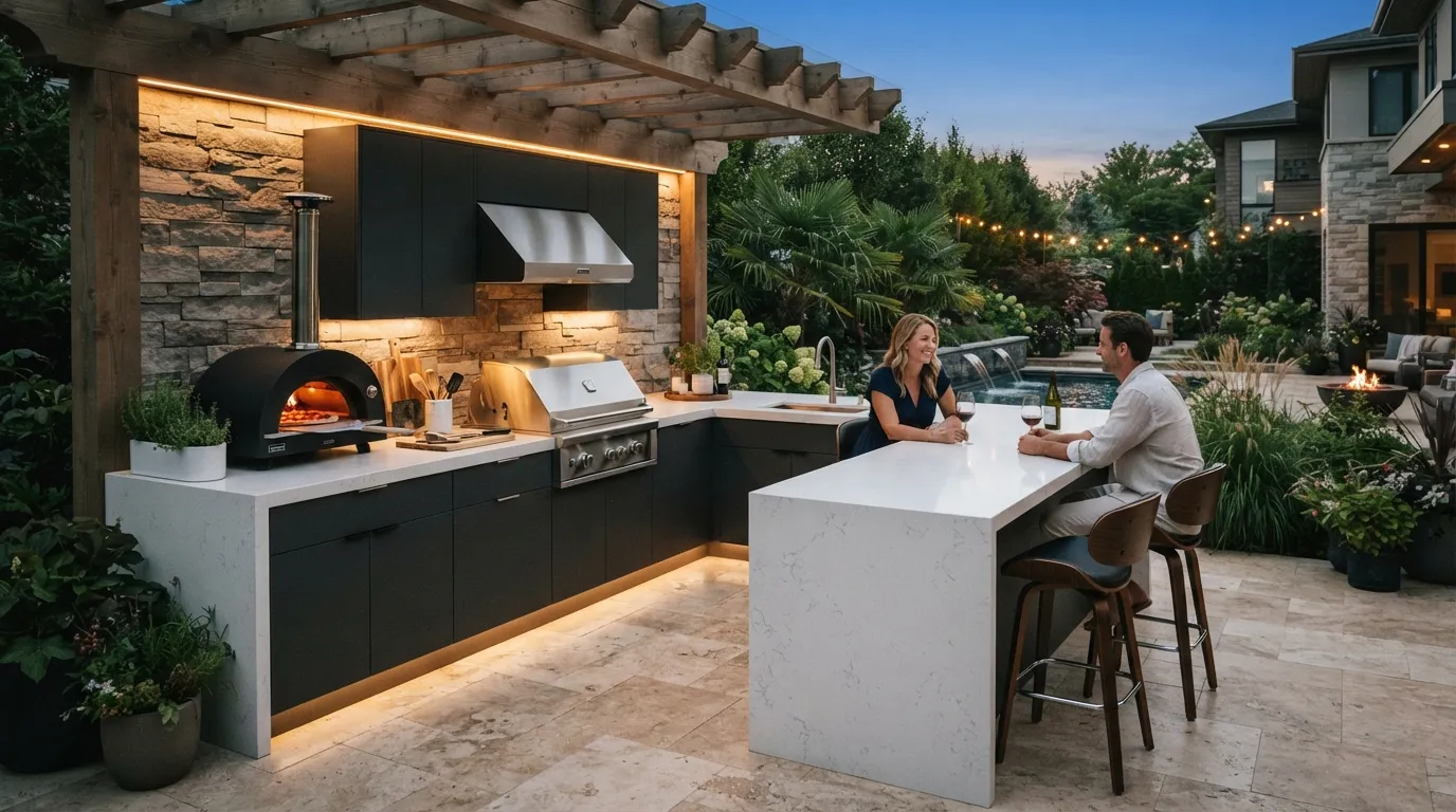 Designer Outdoor Kitchen