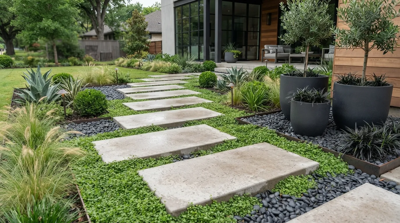 Floating Stone Path