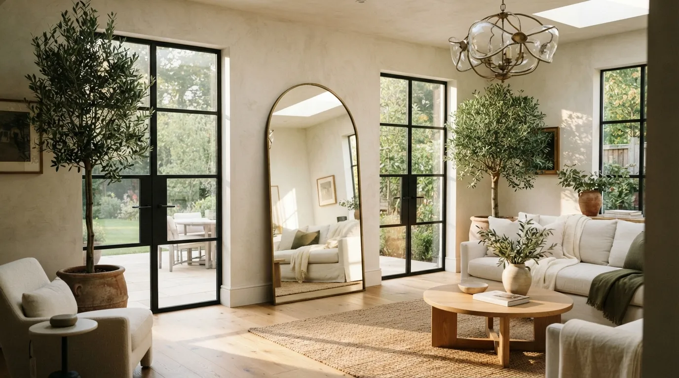 Oversized Arched Mirror