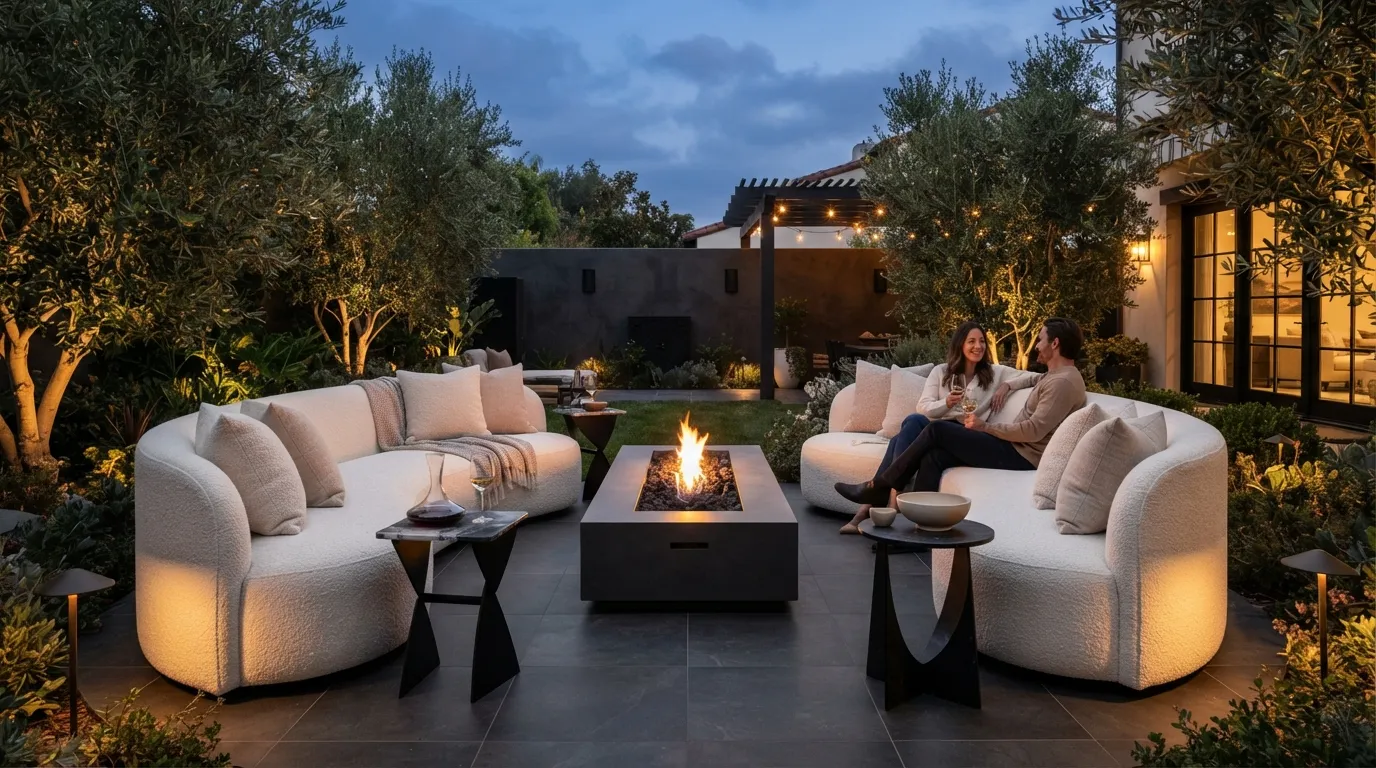 Contemporary Fire Lounge