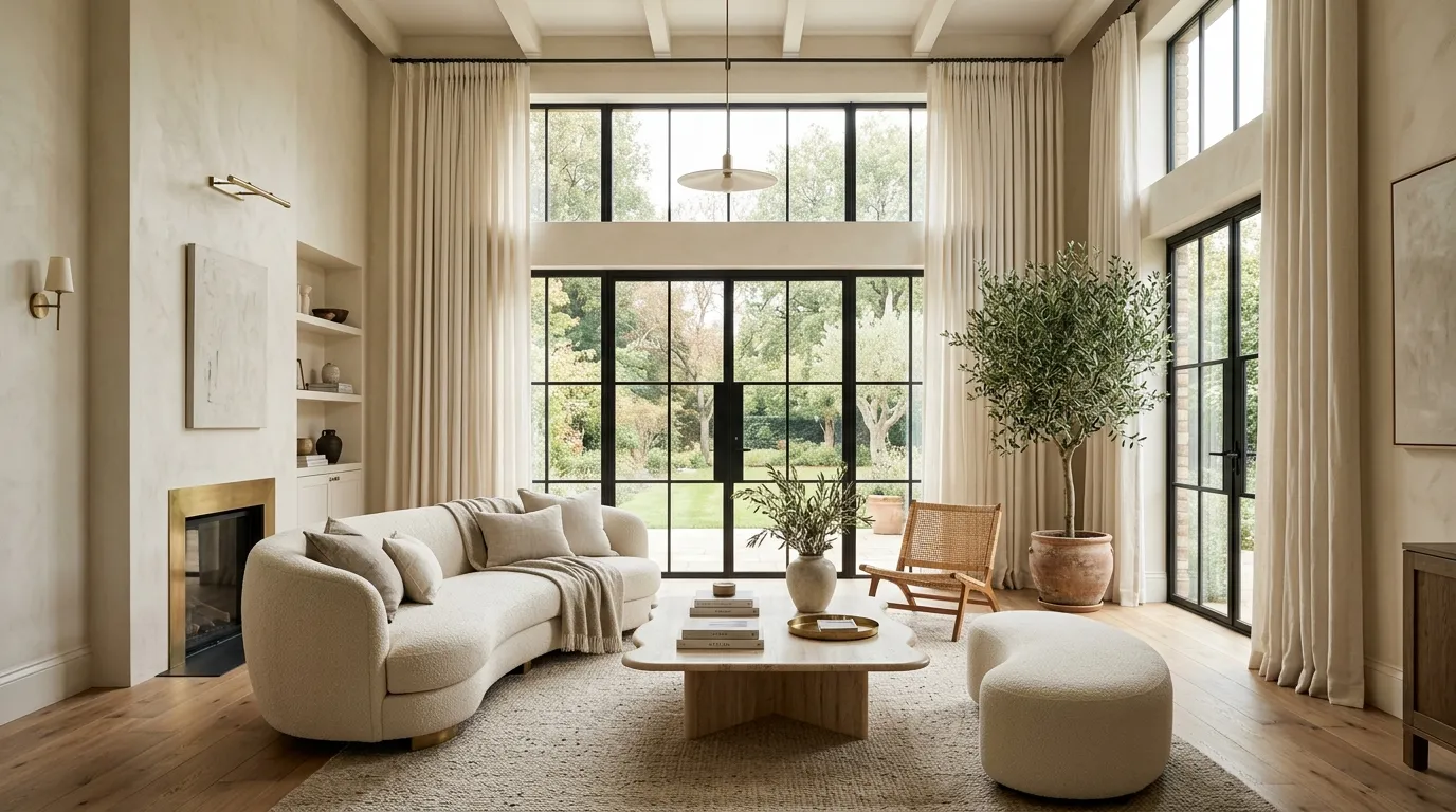 Floor-To-Ceiling Drapes