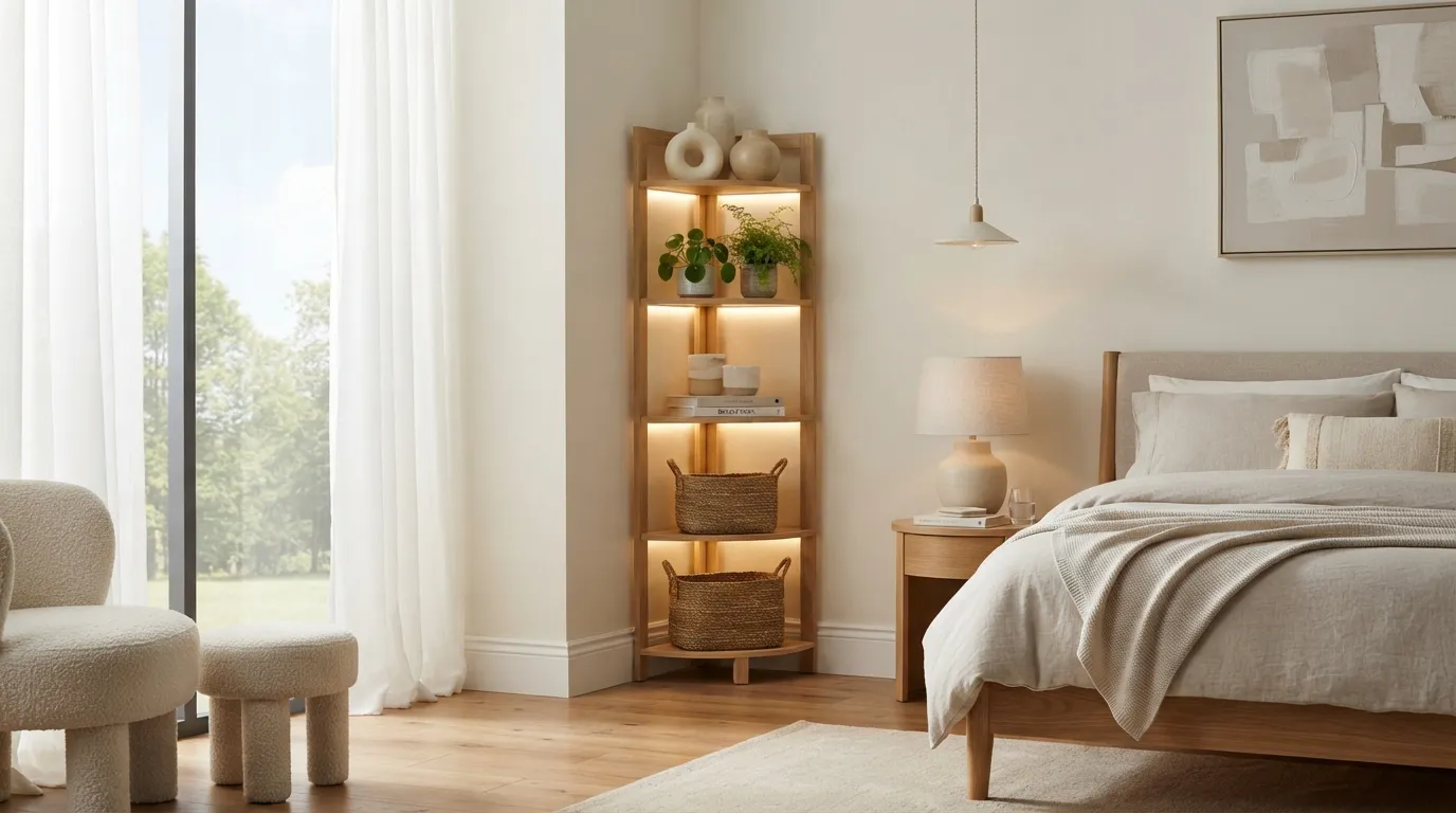 Corner Tower Shelving