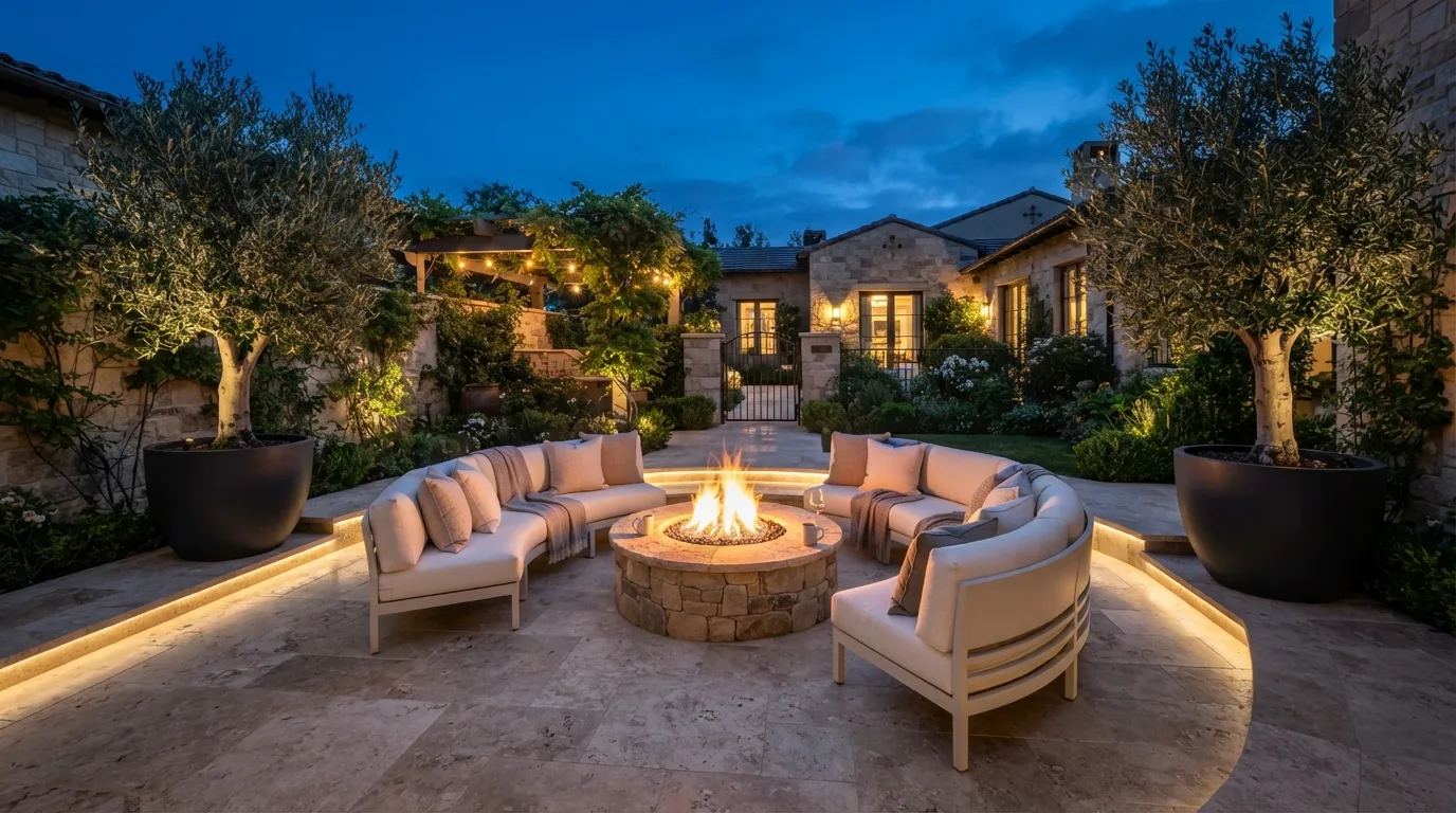 Fire Pit Courtyard