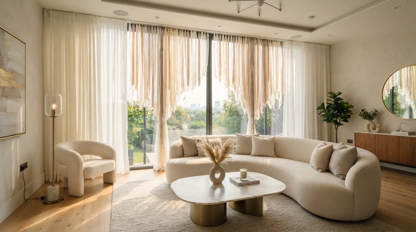 Layered Window Drapes
