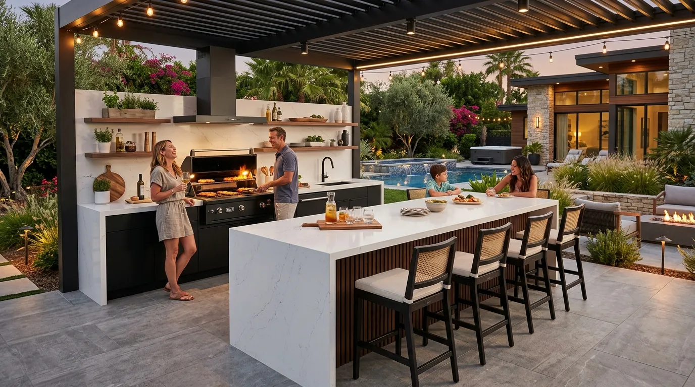 Outdoor Kitchen Island