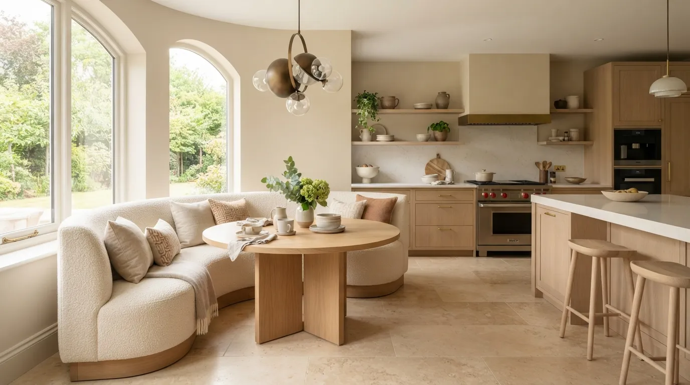 Curved Breakfast Nook