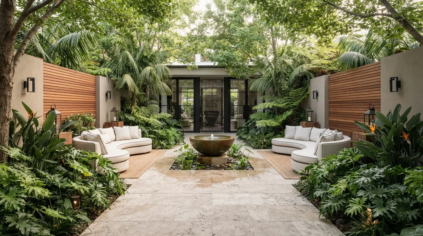 Courtyard Garden Oasis
