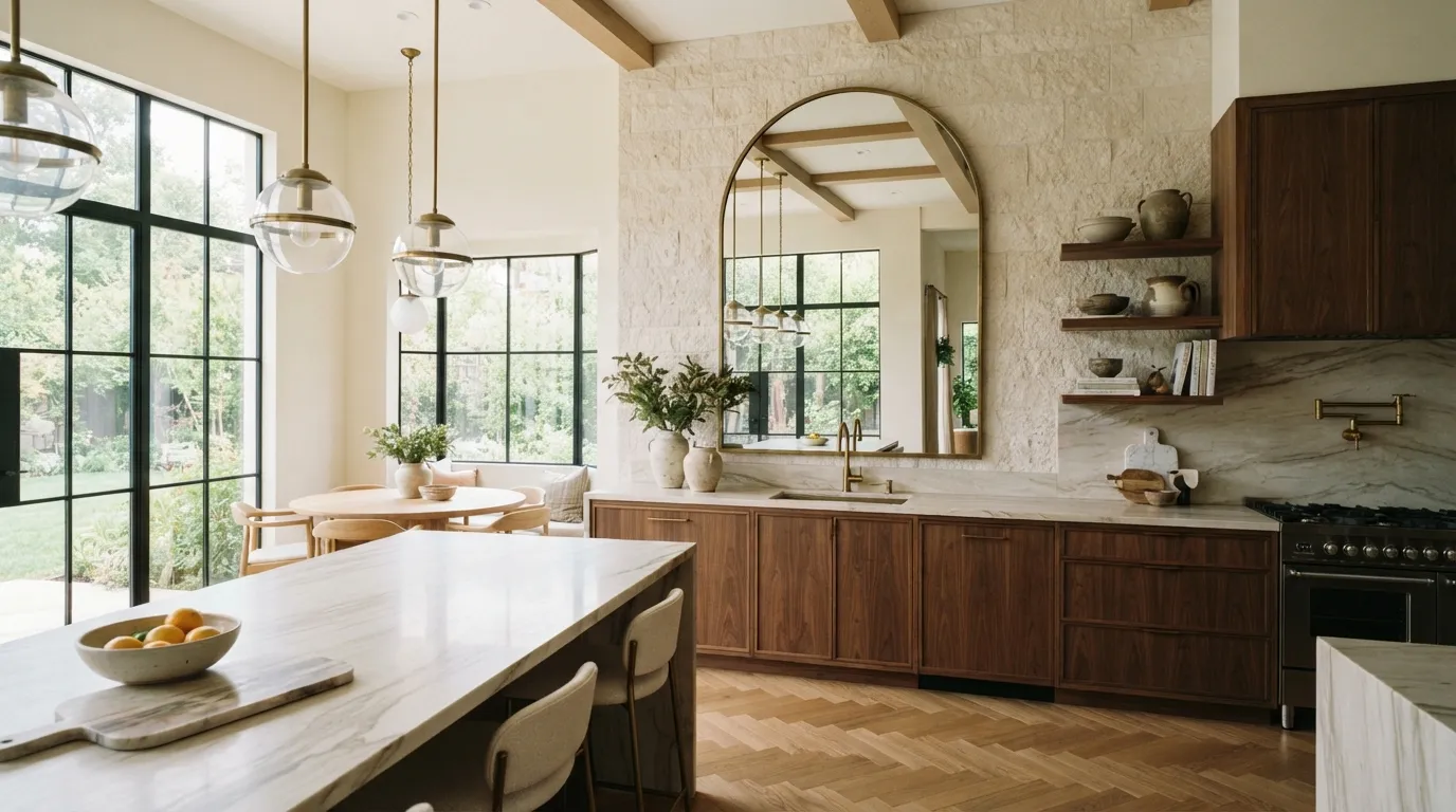 Large Arched Mirror