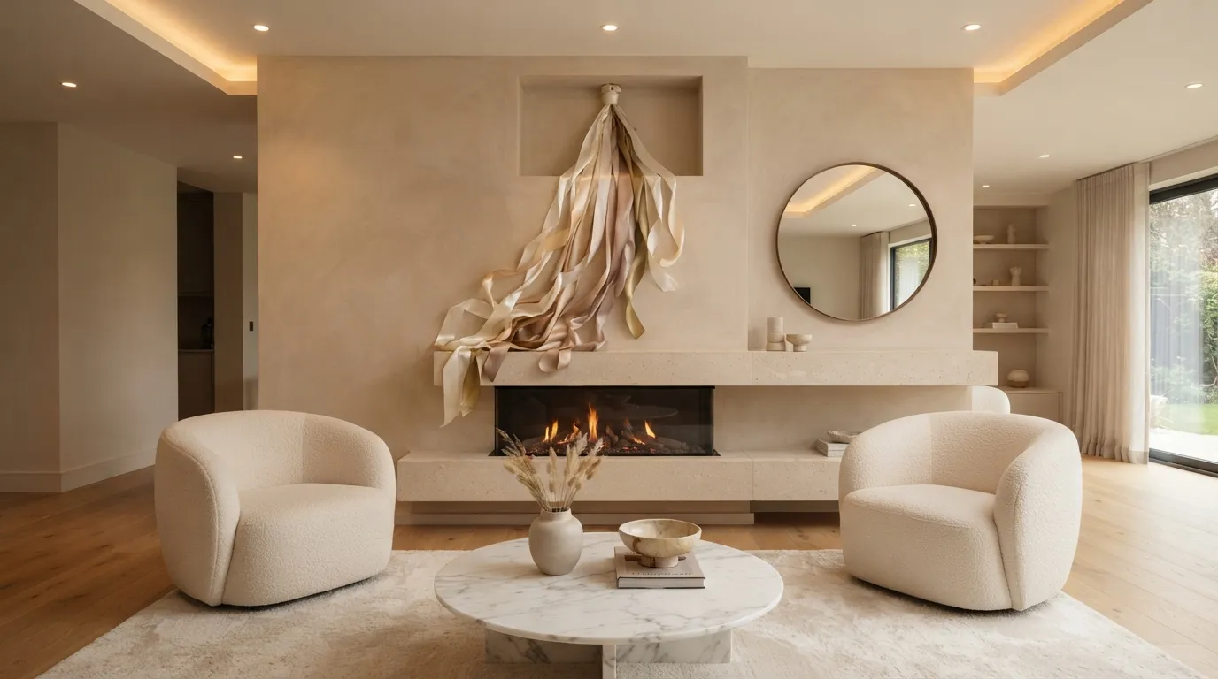 Minimal Fireplace Accent