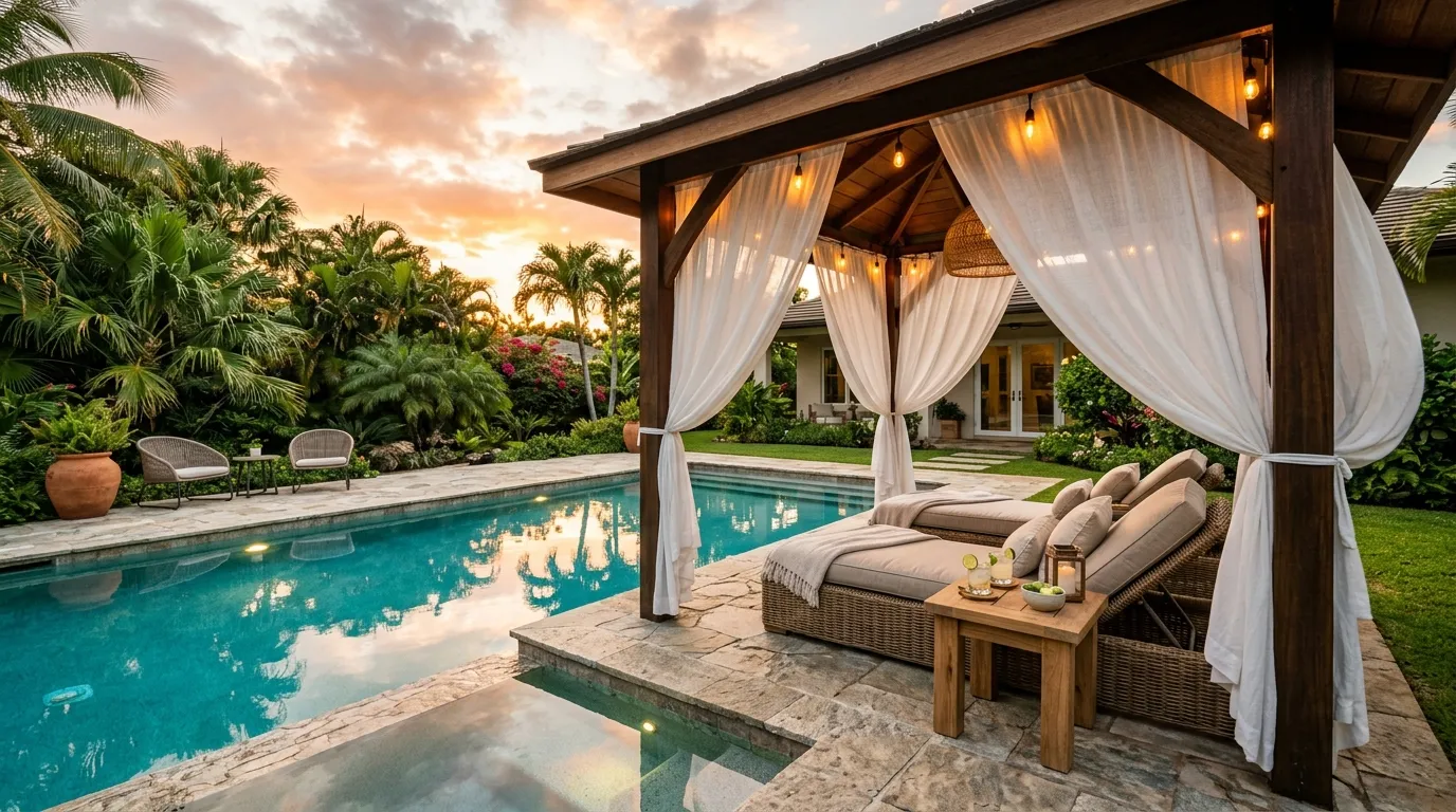 Poolside Cabana Corner