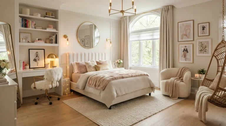 Teen girl bedroom