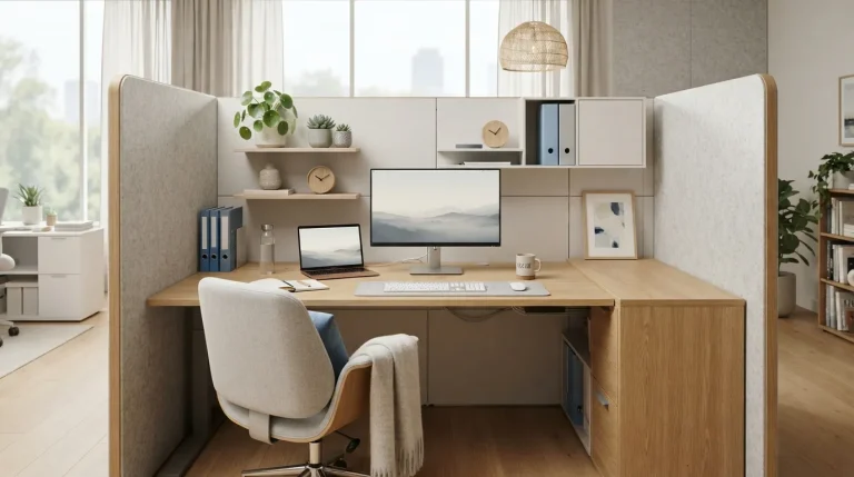 adhd friendly work cubicle