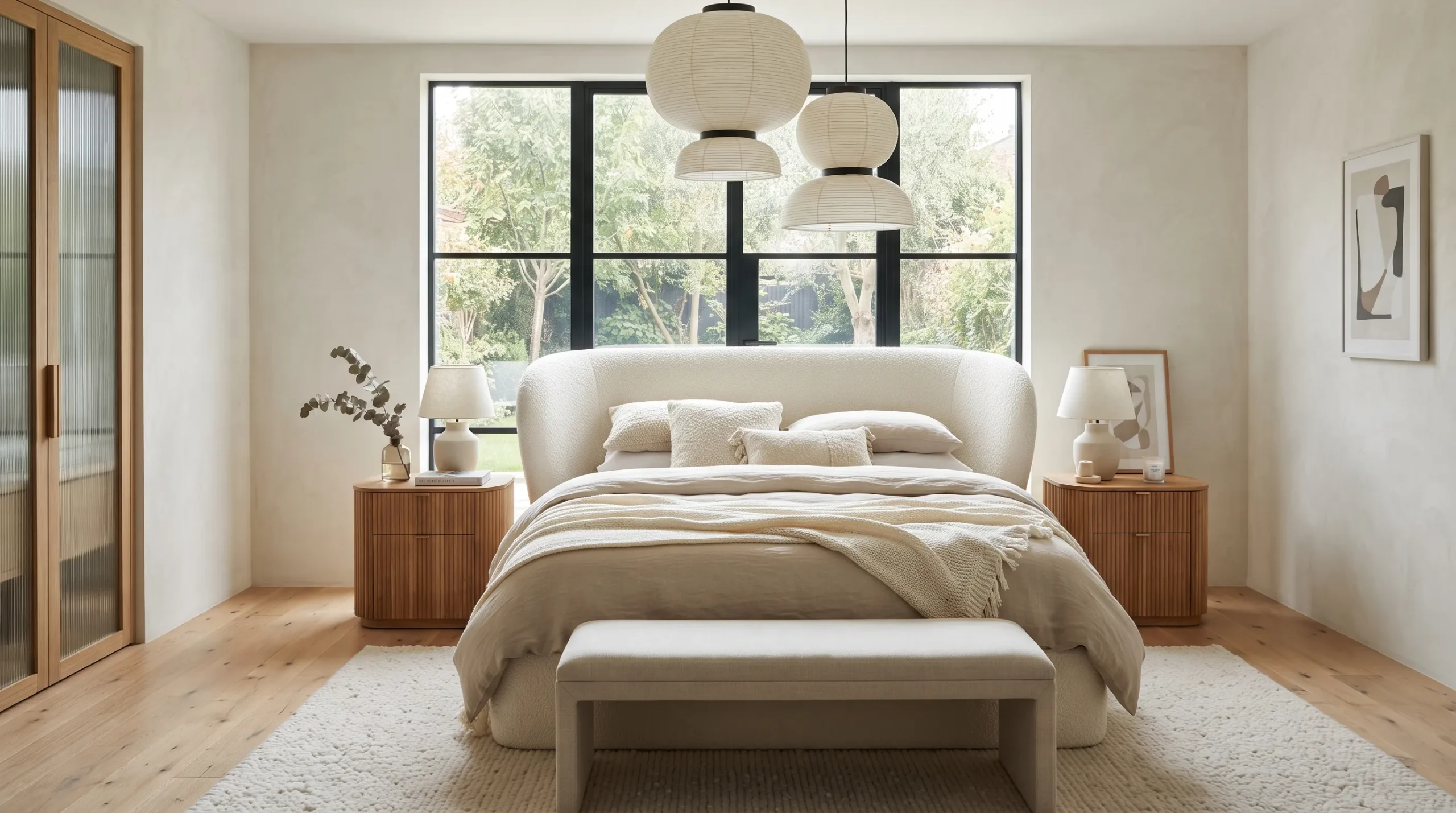 architectural digest bedroom Sculptural Statement Bed