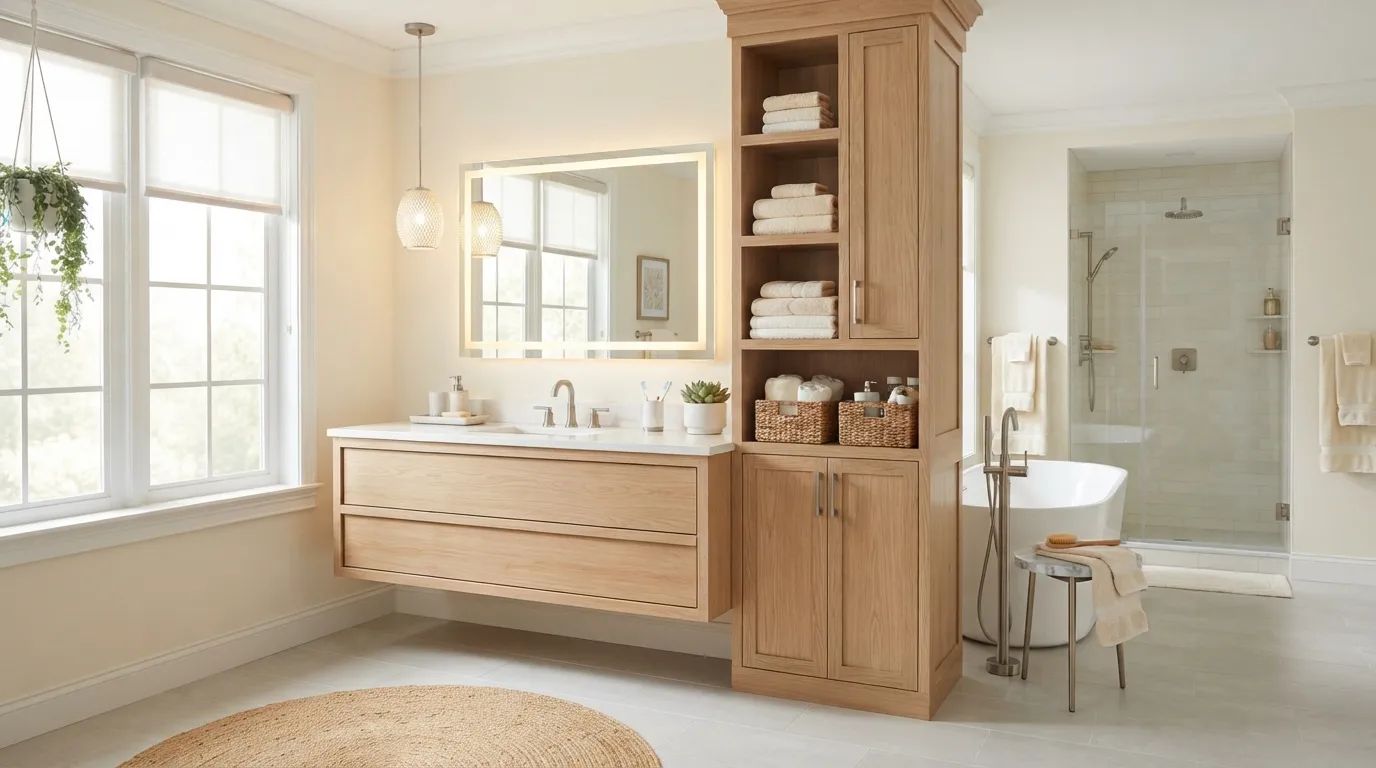 bathroom-vanities-built-in-linen-tower
