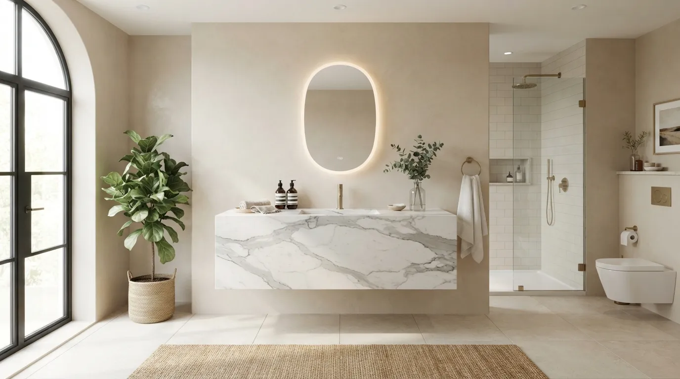 bathroom-vanities-marble-waterfall-vanity