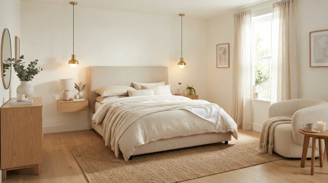 bedroom-color-schemes-cream-gold-accents