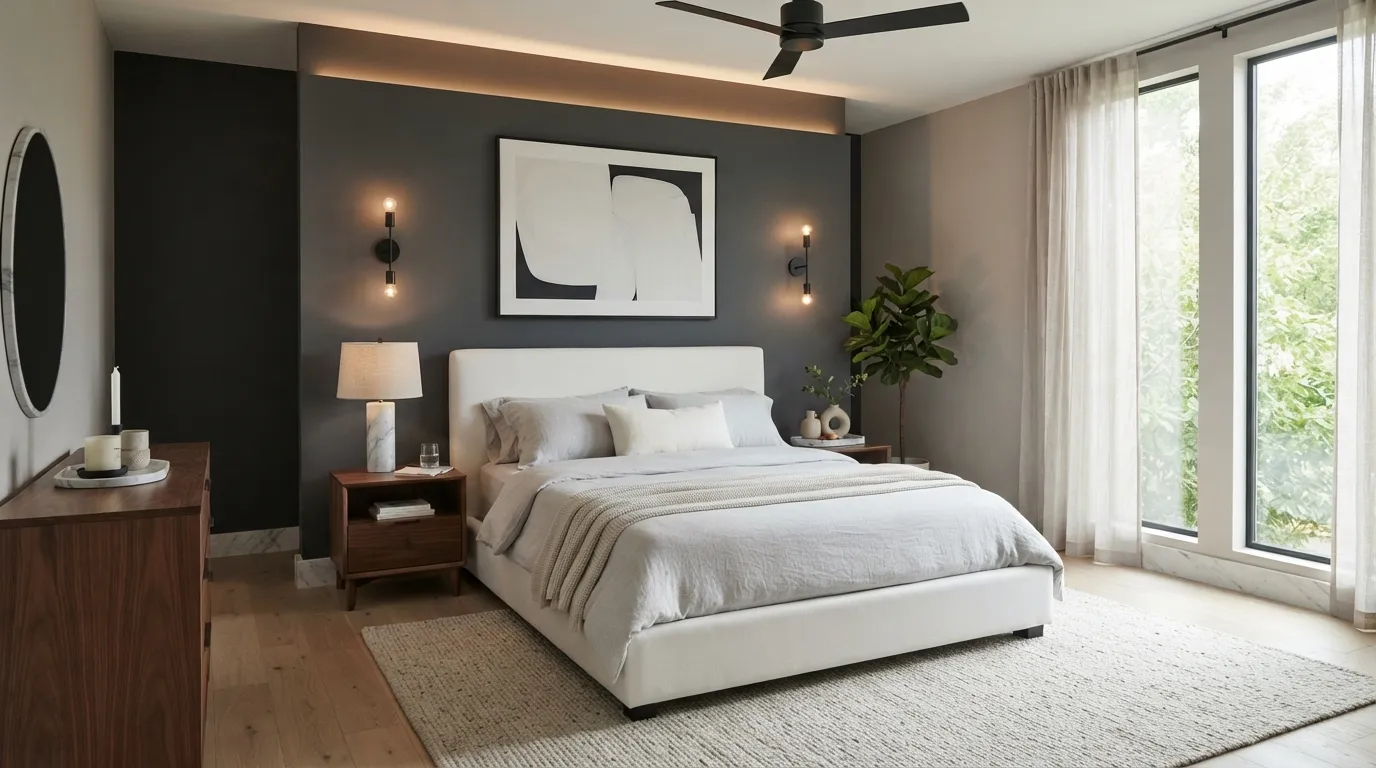 bedroom-color-schemes-graphite-minimalism