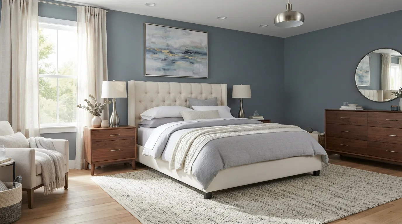 bedroom-color-schemes-smoky-blue-gray