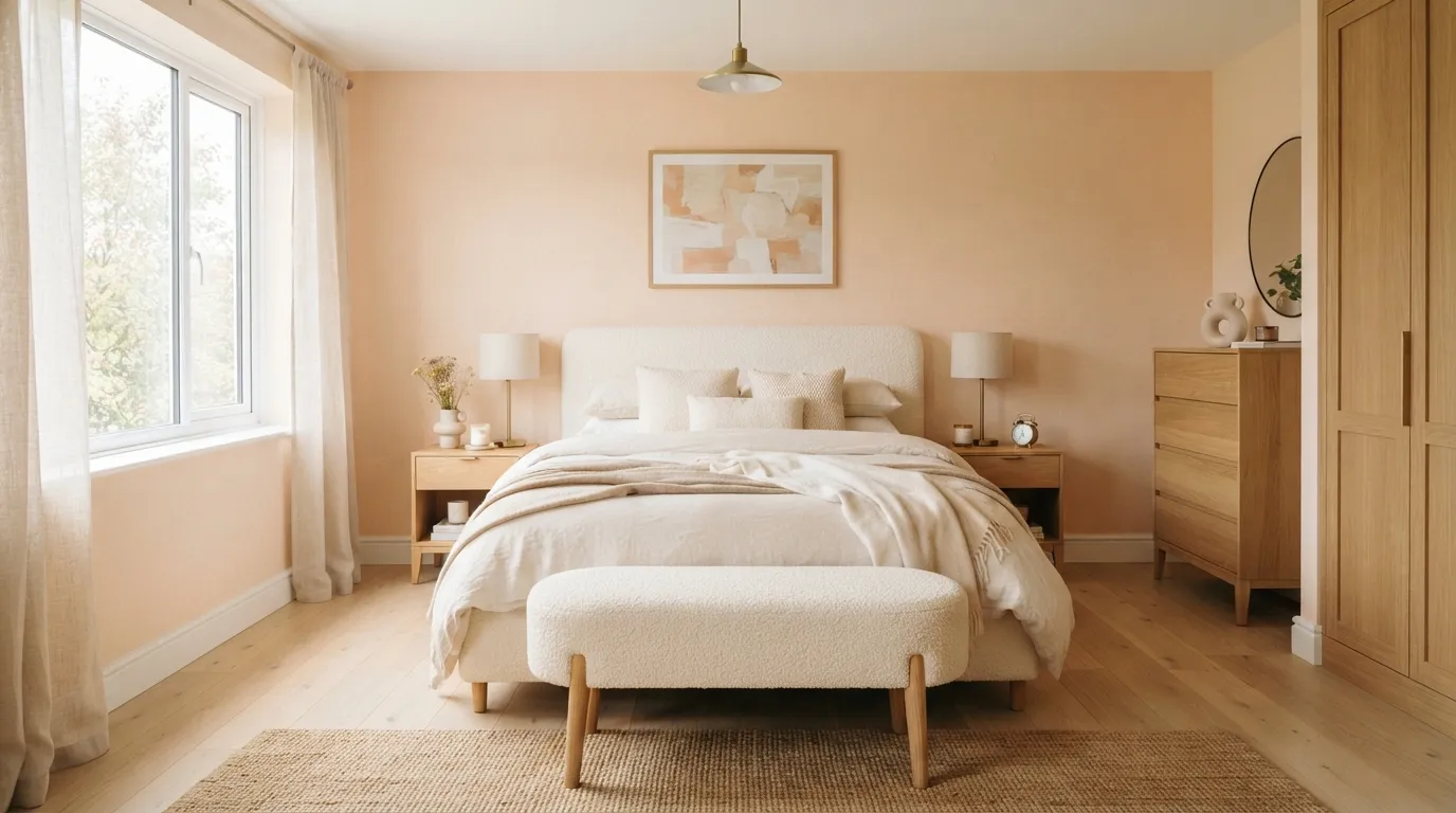 bedroom-color-schemes-soft-peach-glow