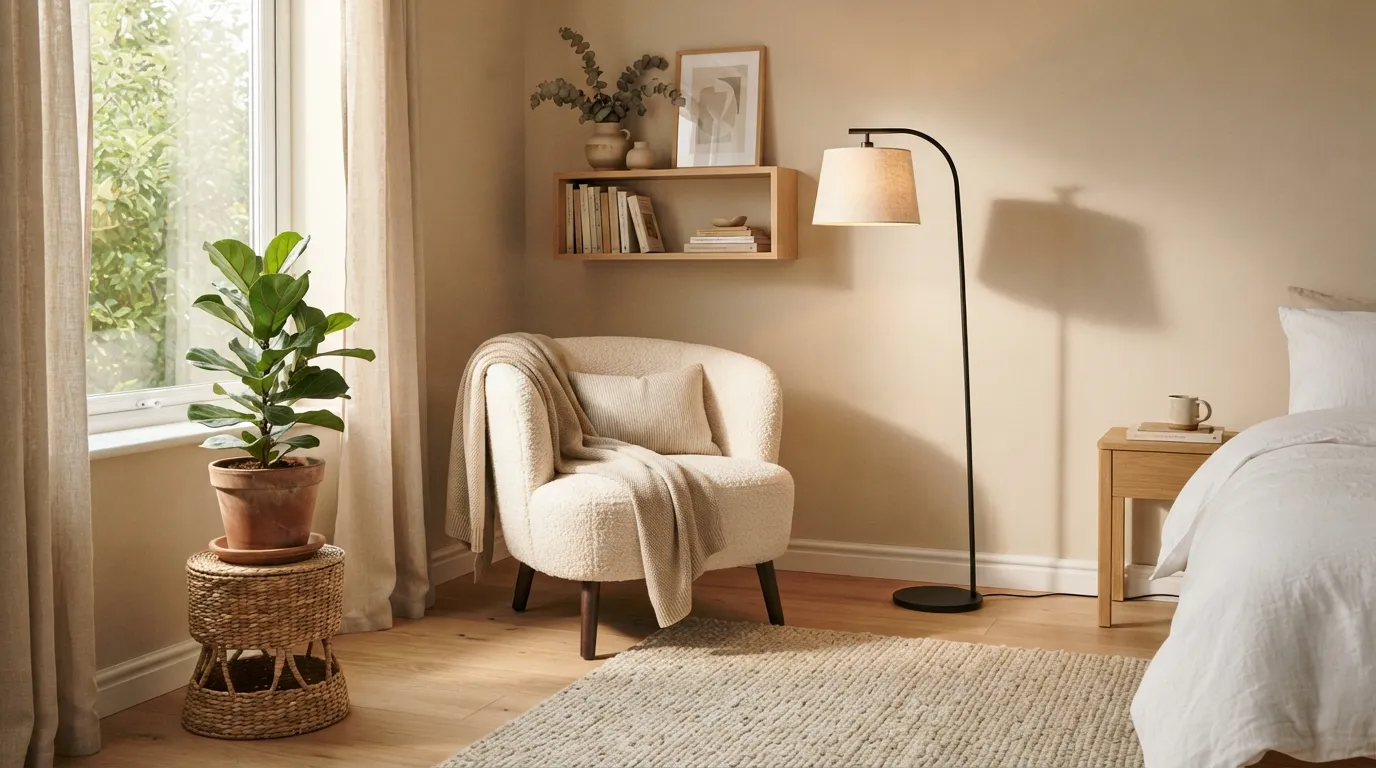 bedroom ideas in small spaces Corner Reading Nook