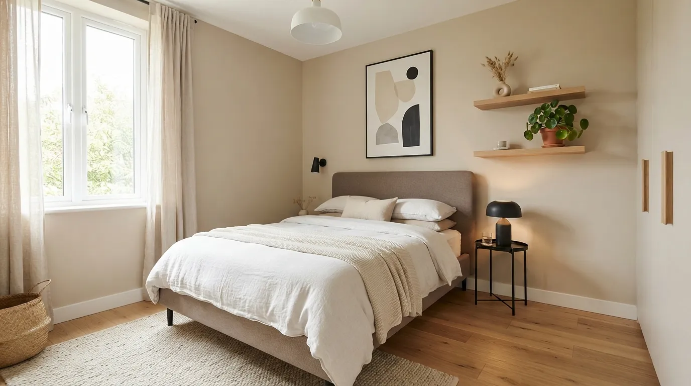 bedroom ideas in small spaces Minimal Decor Styling