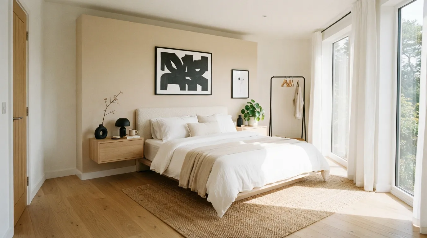 bedroom ideas in small spaces Platform Bed Layout