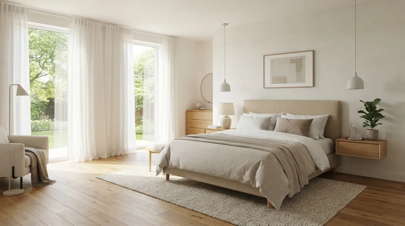 bedroom ideas in small spaces Soft Neutral Palette