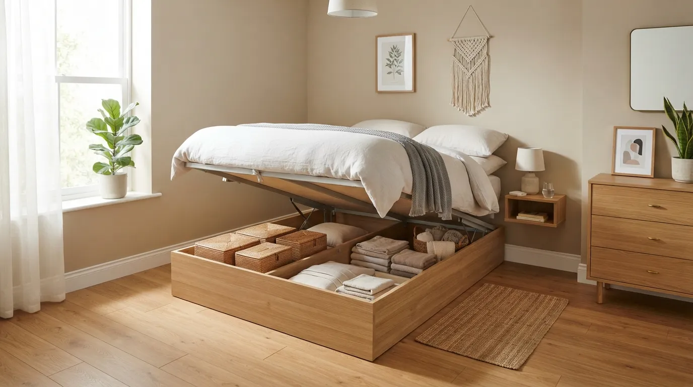 bedroom ideas in small spaces Under Bed Storage