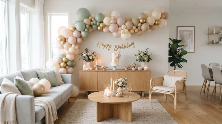 birthday decor simple party ideas
