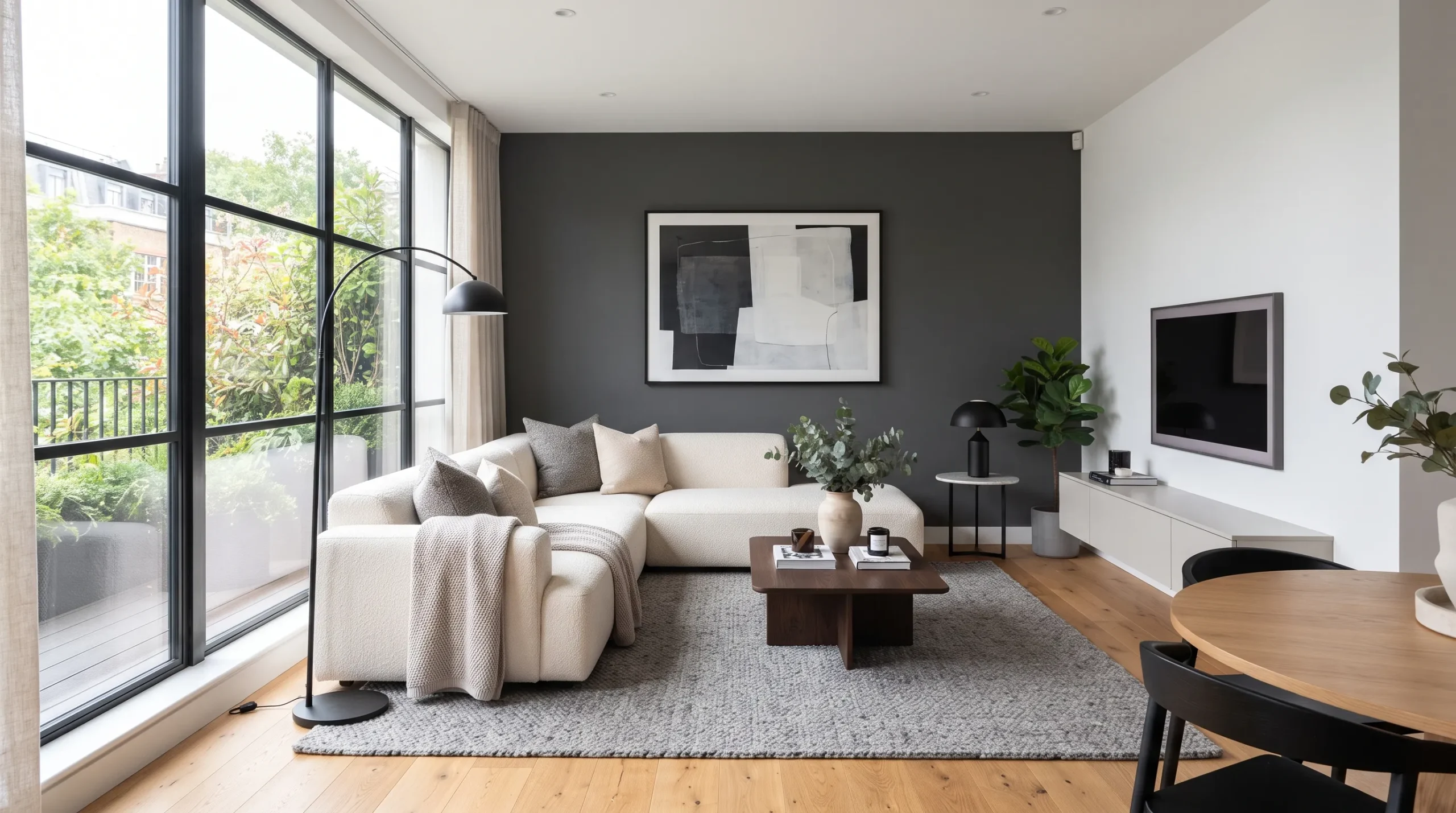 color palette ideas for home Charcoal Contrast