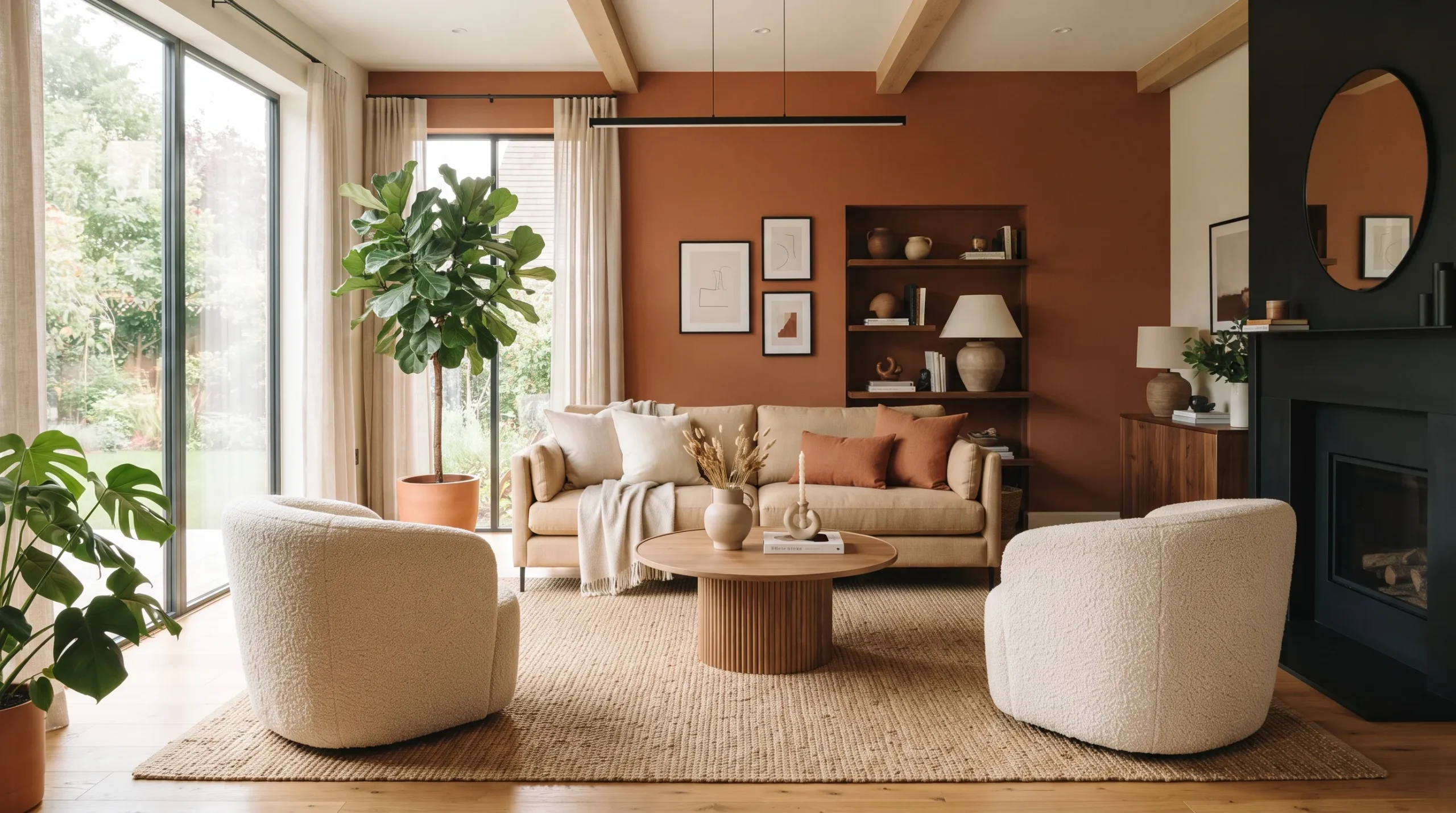 color palette ideas for home Earthy Terracotta