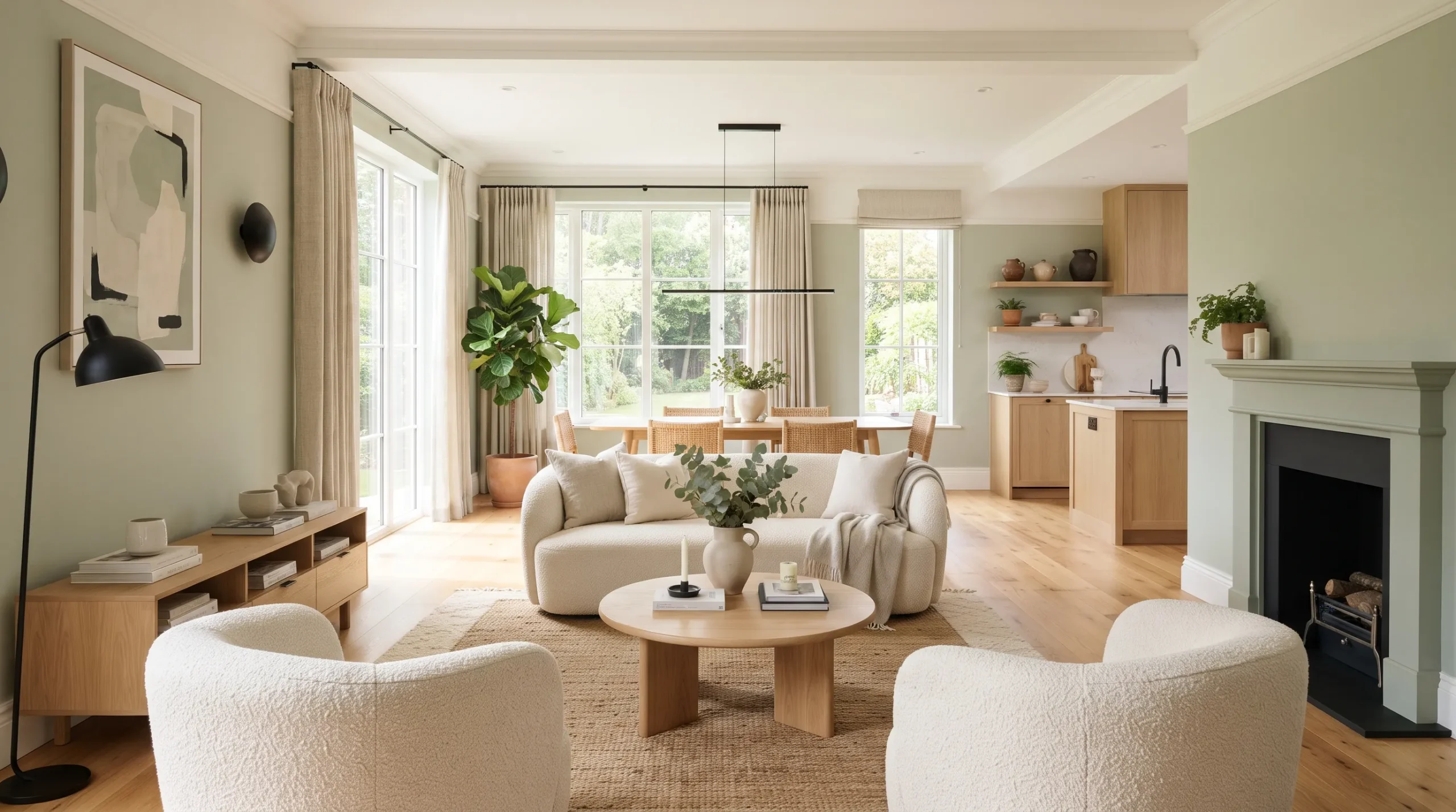 color palette ideas for home Soft Sage Harmony