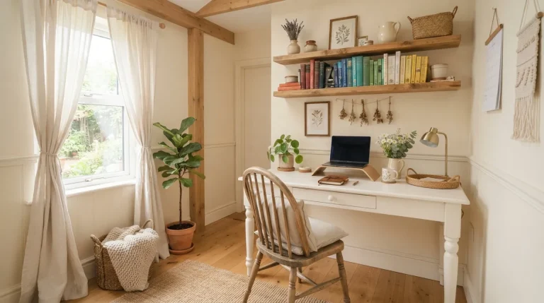 cottagecore home office