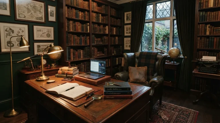 dark academia office